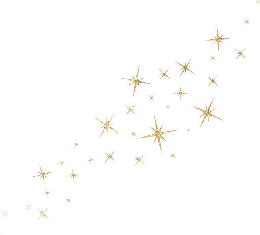 Glitter Gold Star